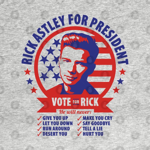 Rick Astley For President by NotoriousMedia